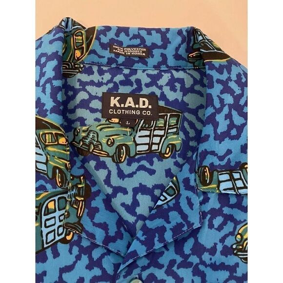 KAD Clothing Men's Large Shirt Woody   Hawaiian - Picture 3 of 6